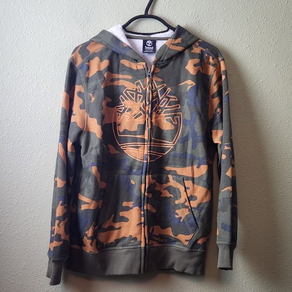 Timberland Other - Timberland Camo Hoodie Boys Medium